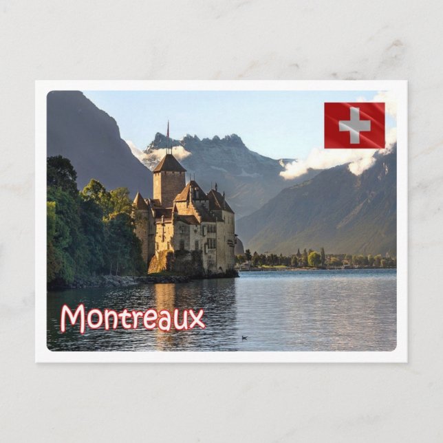 Schweiz - Montreaux - Vykort (Framsida)