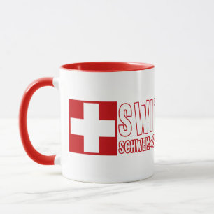 SCHWEIZ mugg - välj stil & färg