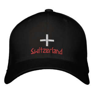 Schweiz och Schweiz Flagga mode/patrioter Broderad Keps