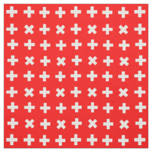 Schweiz och Schweiz Flagga mode, resor/sport Tyg
