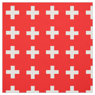 Schweiz och Schweiz Flagga mode, resor/sport Tyg