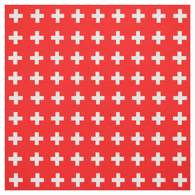 Schweiz och Schweiz Flagga mode, resor/sport Tyg (Provkarta)