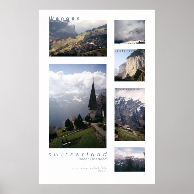 Schweiz Poster (Framsidan)