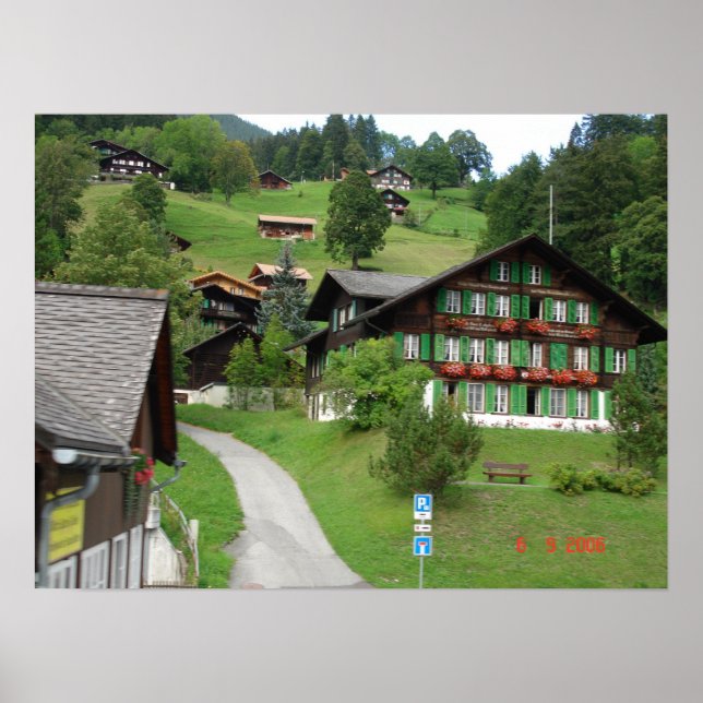 Schweiz Poster (Framsidan)