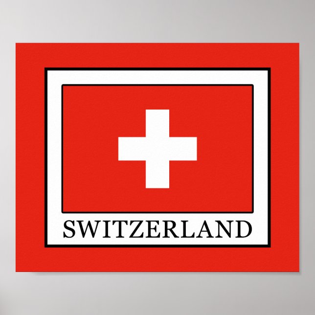 Schweiz Poster (Framsidan)