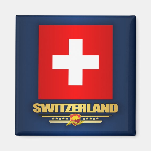 "Schweiz pride" Magnet (Framsidan)