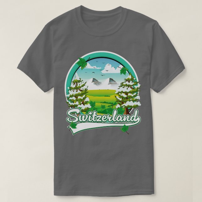 Schweiz resa t shirt (Design framsida)