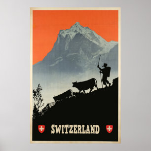 Schweiz, reseaffisch poster