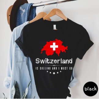 Schweiz ringer och jag måste gå till T-shirt