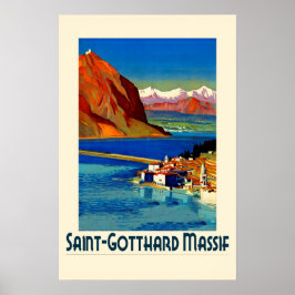 Schweiz Schweiz Alperna Vintage resor Poster