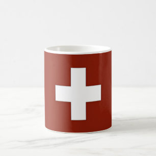 Schweiz - Schweiz - Flagga Kaffemugg
