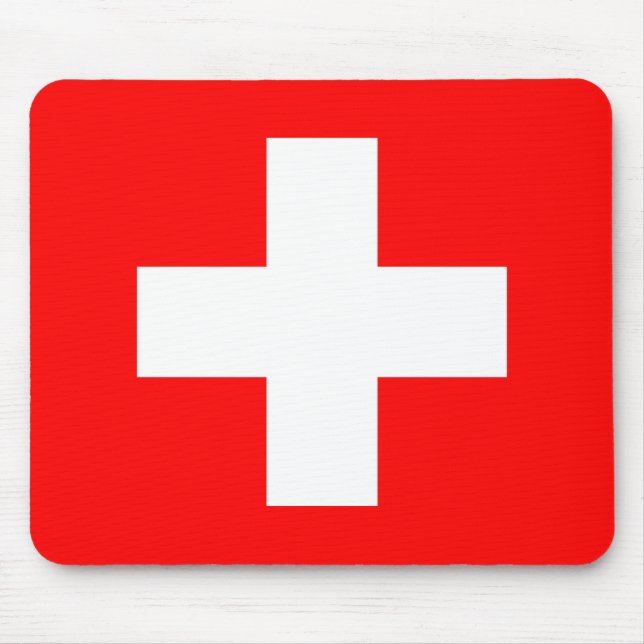 Schweiz (Schweiz) Flagga Musmatta (Framsidan)