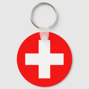 Schweiz (Schweiz) Flagga Nyckelring