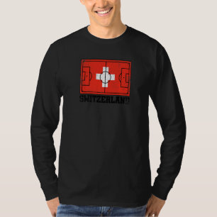 Schweiz Schweiz Länderna Flagga Schweiz-Pridet Fäl T Shirt