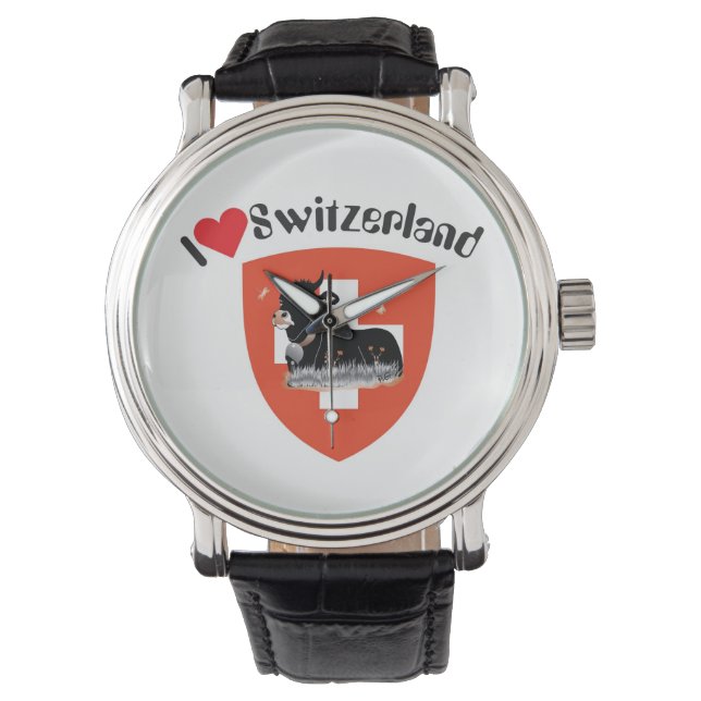 Schweiz Schweiz Schweiz Suisse Schweiz Armbandsur (Framsida)