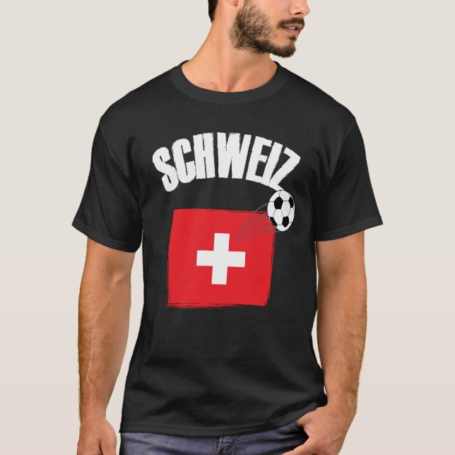 Schweiz Schweiz Soccer T Shirt (Framsida)
