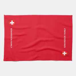 Schweiz Schweiz Wappen monogram Kökshandduk