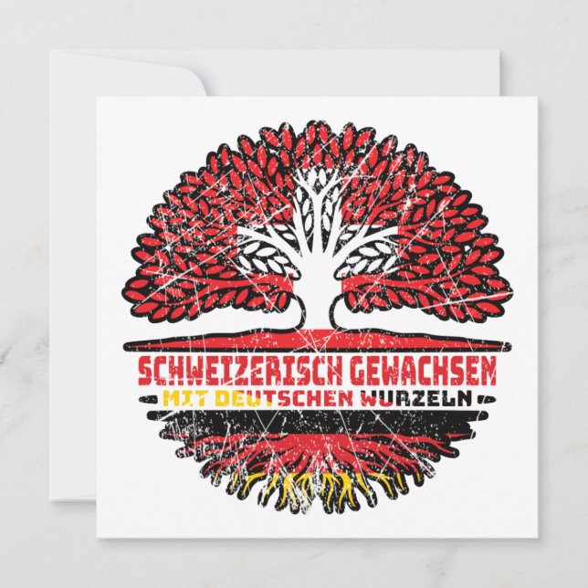 Schweiz Schweizer Deutsch Deutschland Baum Wurzel Kort (Framsida)