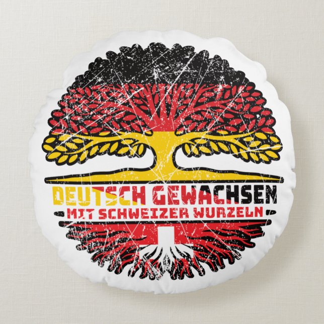 Schweiz Schweizer Deutsch Deutschland Baum Wurzel Rund Kudde (Framsidan)