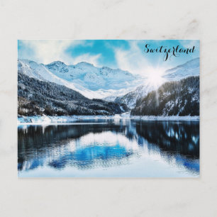 Schweiz schweiziska Alpernor Travel Photo Vykort