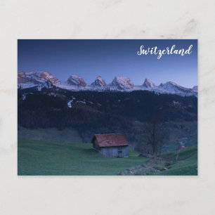 Schweiz schweiziska Alpernor Travel Photo Vykort