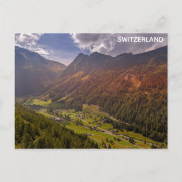 Schweiz schweiziska Alpernor Travel Photo Vykort