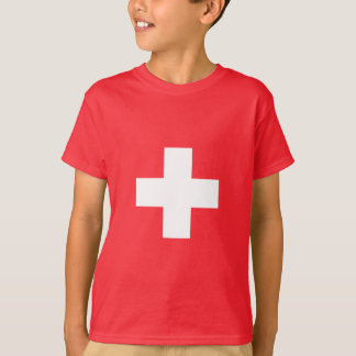 Schweiz - Schweiziska flaggan T Shirt
