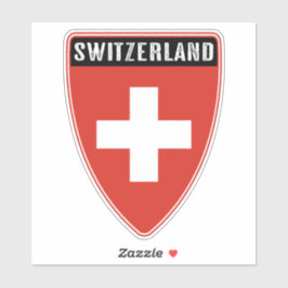 Schweiz Shield Klistermärken