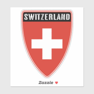 Schweiz Shield Klistermärken