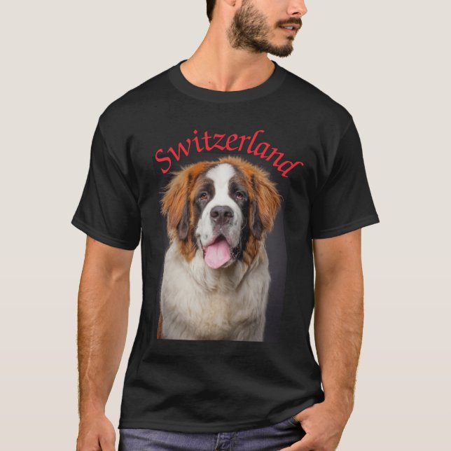 Schweiz Shirt T Shirt (Framsida)