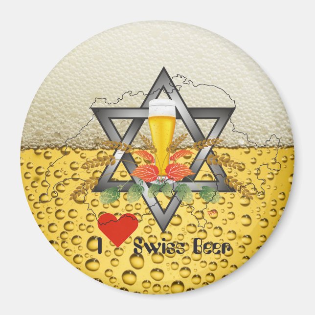 Schweiz - Suisse - Svizzera - Svizra - Schweiz Magnet (Framsidan)