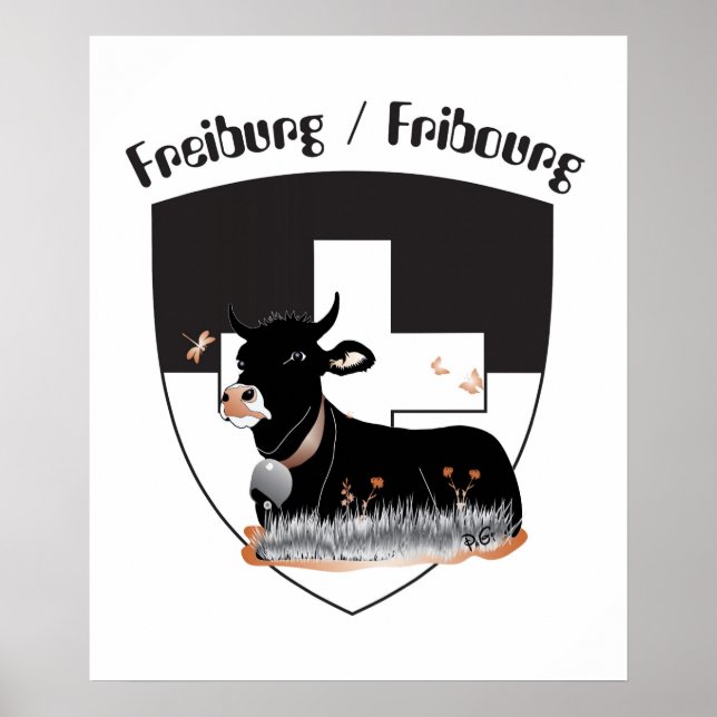 Schweiz, Suisse, Svizzera, Svizra, Schweiz Poster (Framsidan)