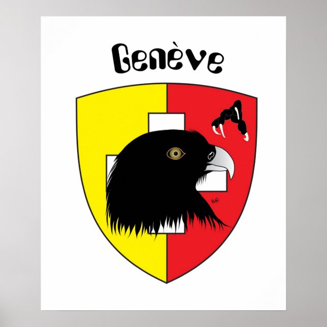Schweiz, Suisse, Svizzera, Svizra, Schweiz Poster (Framsidan)
