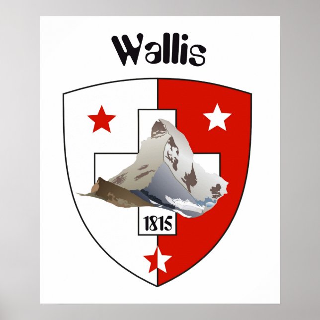 Schweiz, Suisse, Svizzera, Svizra, Schweiz Poster (Framsidan)