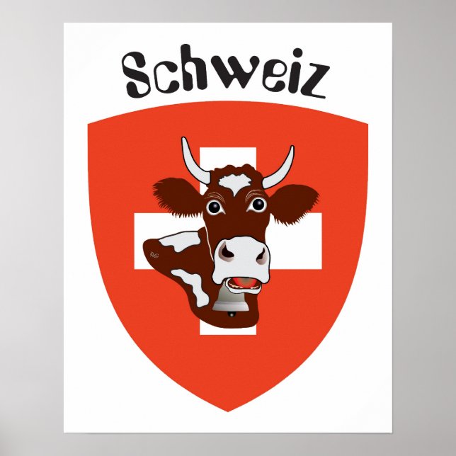 Schweiz, Suisse, Svizzera, Svizra, Switzerland Poster (Framsidan)