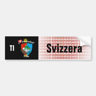 Schweiz Svizzera Suisse Tessin Autoaufkleber Bildekal