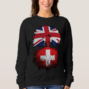 Schweiz Swiss British UK Förenade kungariket T Shirt
