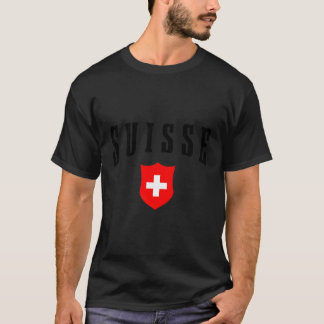 Schweiz Swiss Flagga Suisse T Shirt