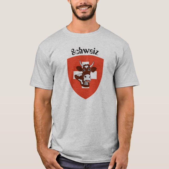 Schweiz T-Shirt (Framsida)