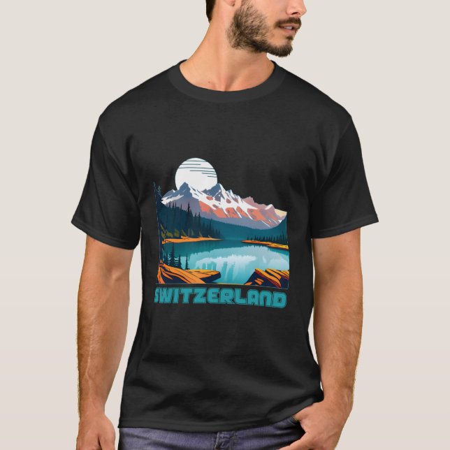 Schweiz T Shirt (Framsida)