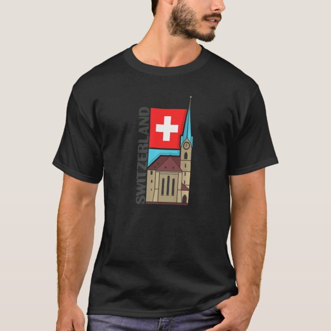 Schweiz T Shirt (Framsida)