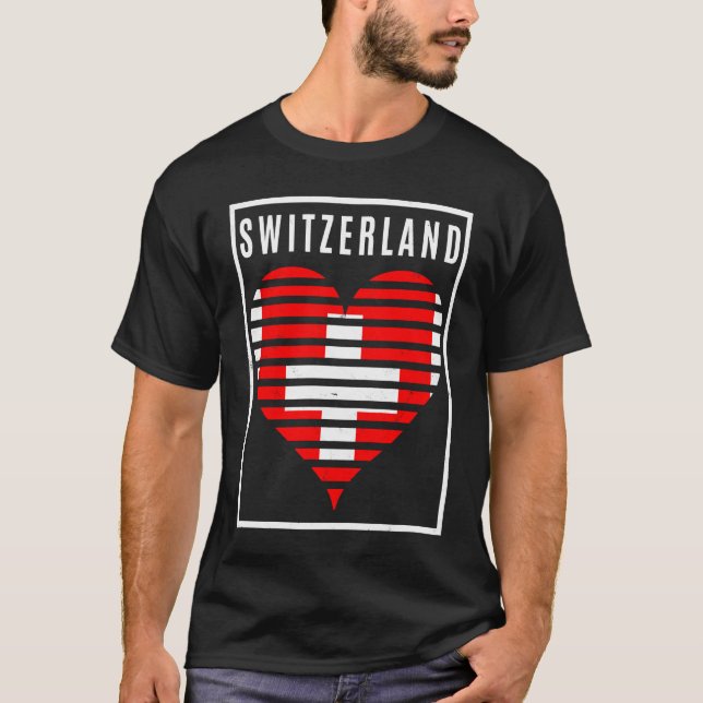 Schweiz T Shirt (Framsida)