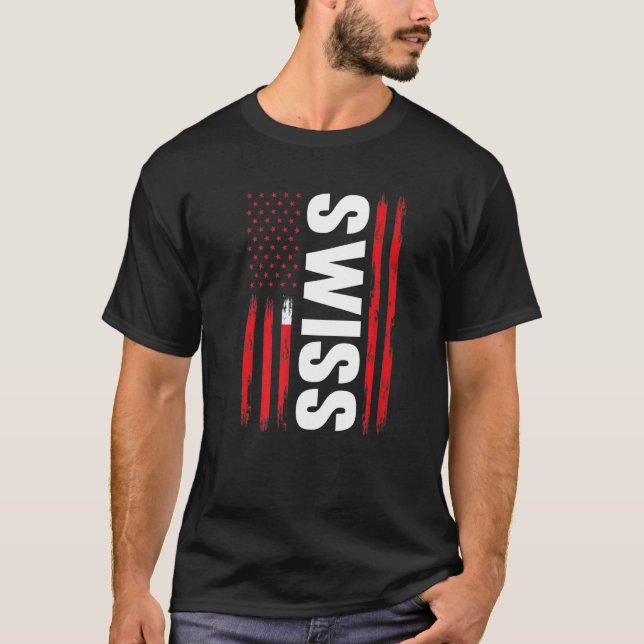 Schweiz T Shirt (Framsida)