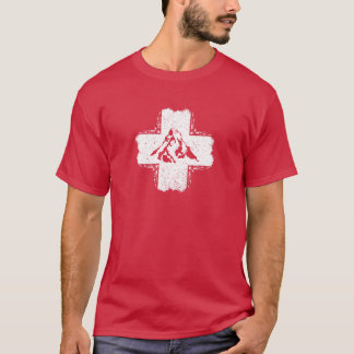 Schweiz T-Shirt - Schweiz Flagga T-Shirt