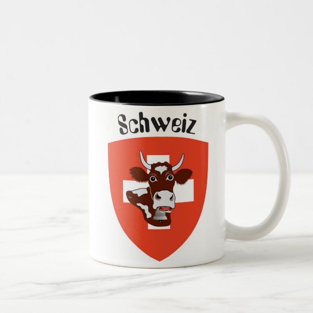 Schweiz Tasse Två-Tonad Mugg (Höger)