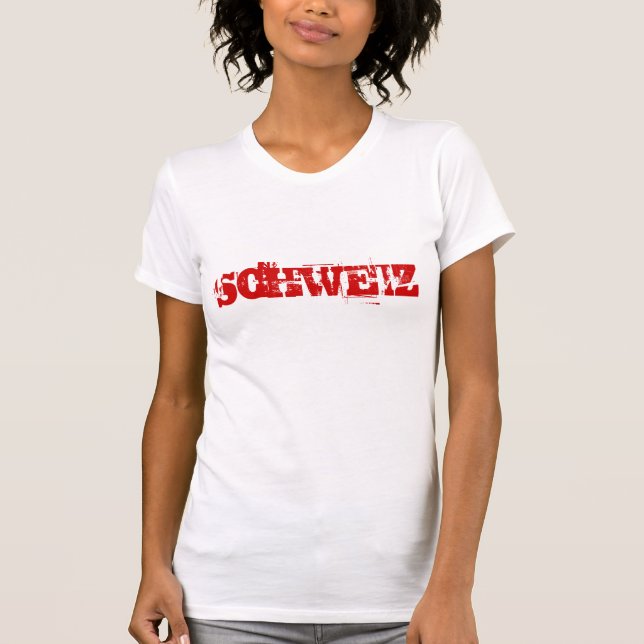 Schweiz Tee Shirt (Framsida)