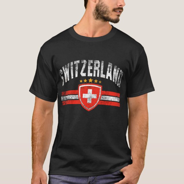 Schweiz Tee Shirt (Framsida)
