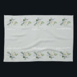 Schweiz text Edelweiss Kitchen townes Kökshandduk<br><div class="desc">Schweiziska kökshanddukar av Edelweiss. Schweiz texthanddukar med Edelweiss-blommor.</div>