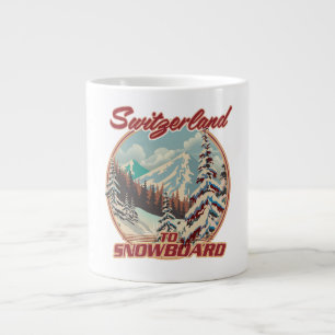 Schweiz till Snowboard Jumbo Mugg