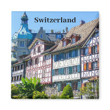 Schweiz Timered Houses Souvenir